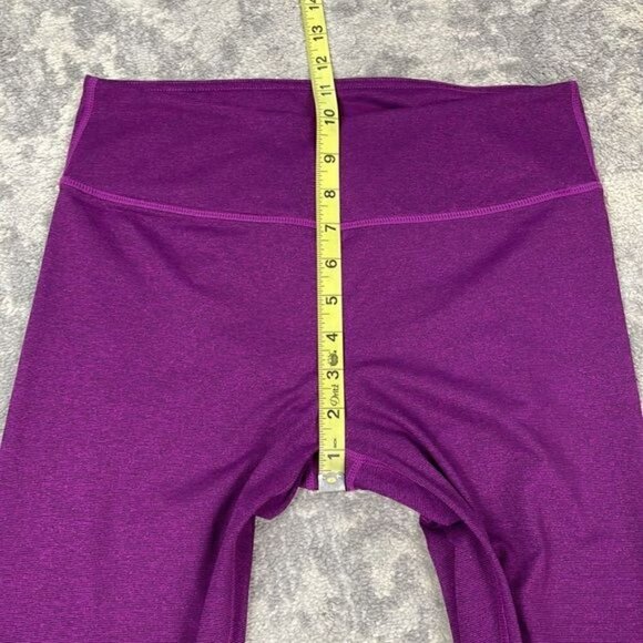 Fabletics Salar Printed PowerHold Leggings Heathered Purple Full Length 29” - Picture 11 of 12